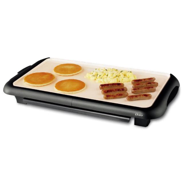【限量福利品】Oster CKSTGRFM18W-TECO BBQ陶瓷電烤盤