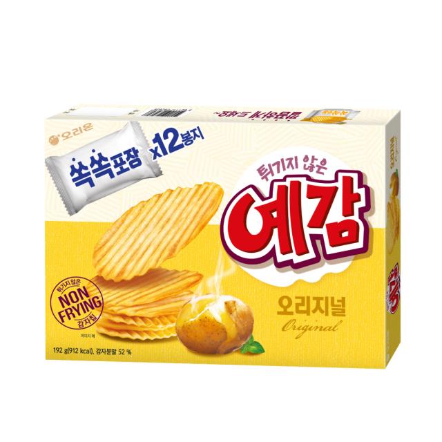 【韓國好麗友】預感香烤洋芋片192g-原味(非油炸)