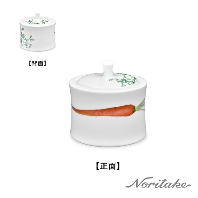【Noritake】京香旬彩糖罐-白瓷