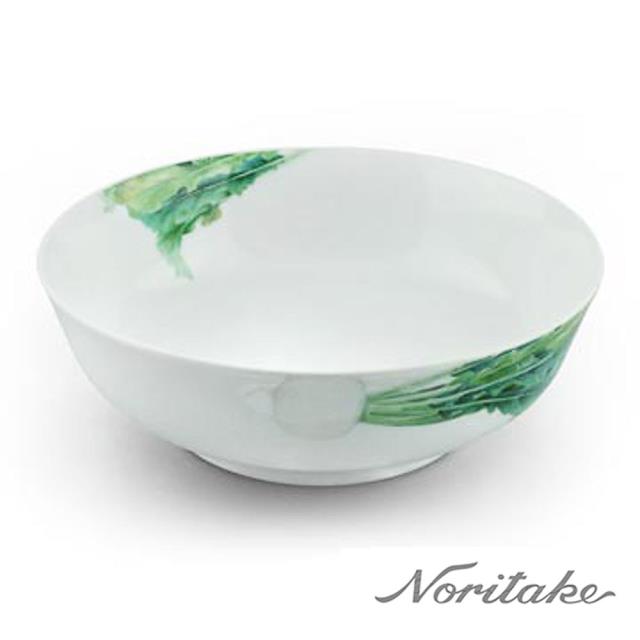 【Noritake】京香旬彩(白蘿蔔)-碗公25cm白瓷