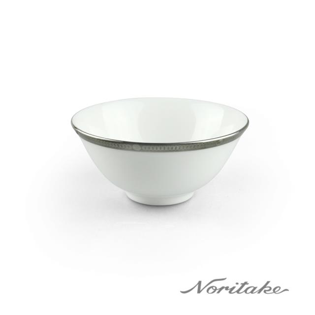 【Noritake】文藝復興銀骨磁湯碗9.6CM