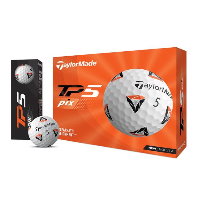 TaylorMade TP5 Pix高爾夫球(五層球) RICKIE FOWLER 共同設計