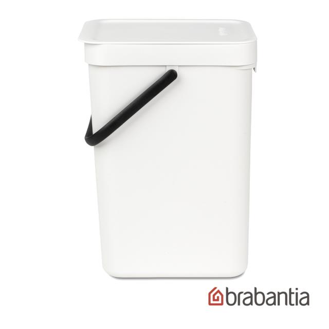 【Brabantia】廚餘桶12L-白色