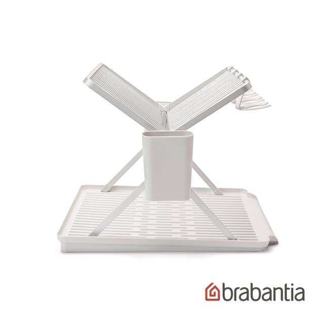 【Brabantia】可折疊瀝水架-淺灰(大)