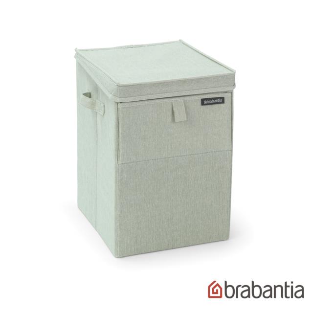 【Brabantia】可折疊洗衣籃-綠色