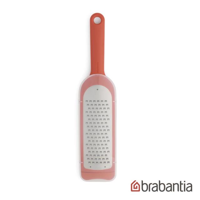 【Brabantia】刨絲器(粗)29.6cm-褐桃粉