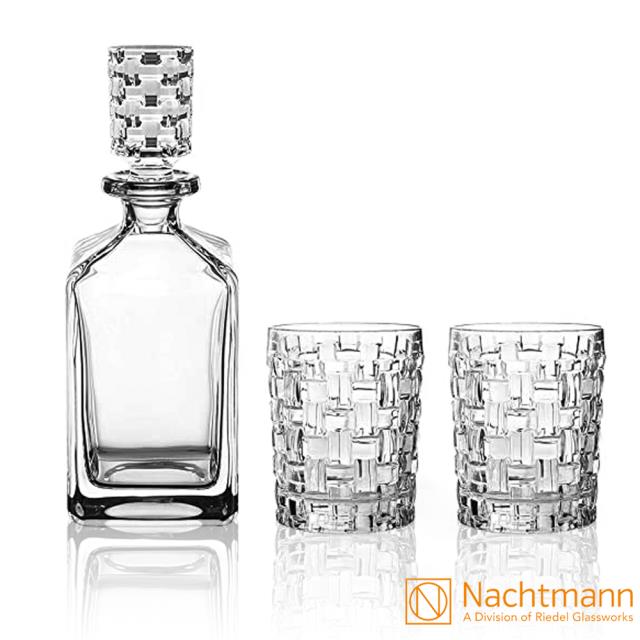 【Nachtmann】巴莎諾瓦威士忌壺+威士忌兩杯(3入)BOSSA NOVA