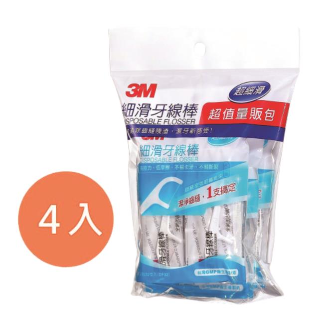 3M細滑牙線棒超值量販包-DF02單支包