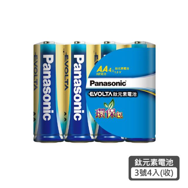 PANASONIC 鈦元素鹼性電池 3 號 4 入收縮包