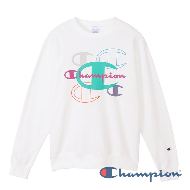 Champion Basic Logo大學Tee (白色)