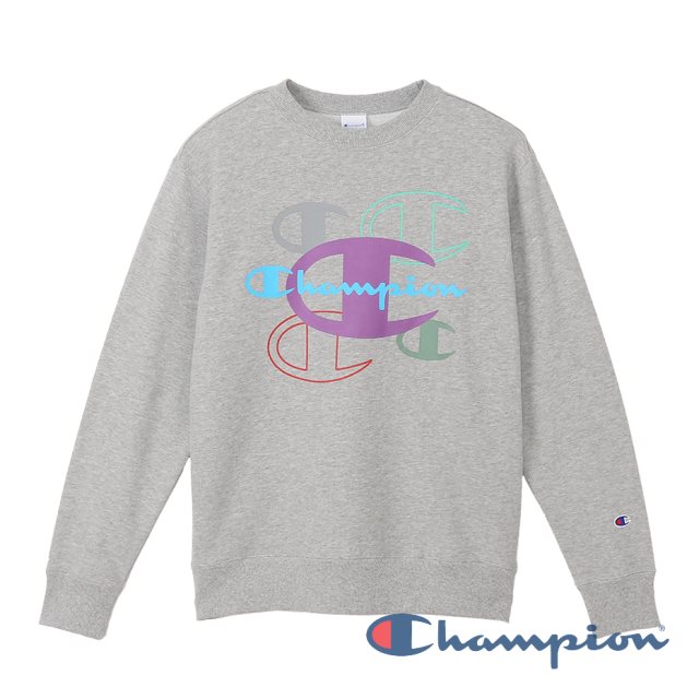 Champion Basic Logo大學Tee (灰色)