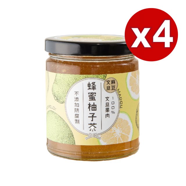 【麻豆區農會】蜂蜜柚子茶 300g/罐 4入組