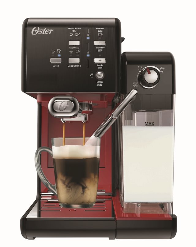 Oster 隨享義式膠囊兩用咖啡機 送研磨大師電動磨豆機