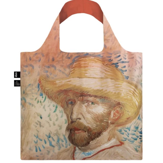 博物館梵谷系列：梵谷-粉 | LOQI防水購物袋春捲包 │ Van Gogh