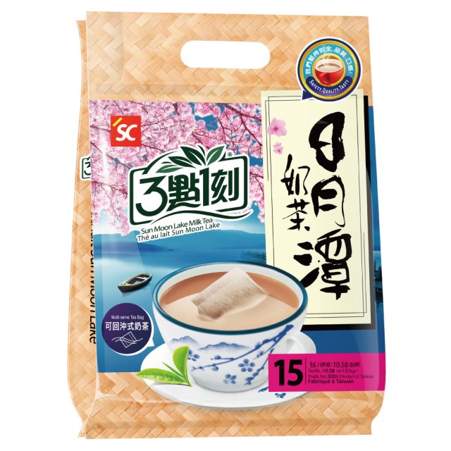 【3點1刻】日月潭奶茶 世界風情 (15入/袋) 3袋組