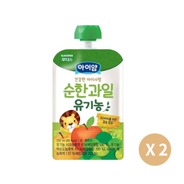 【韓國ILDONG FOODIS】日東 綜合水果汁-2入組
