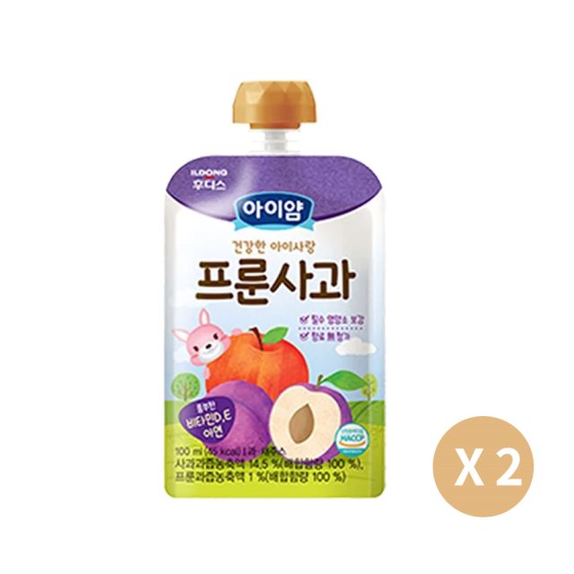 【韓國ILDONG FOODIS】日東 蘋果黑棗汁-2入組