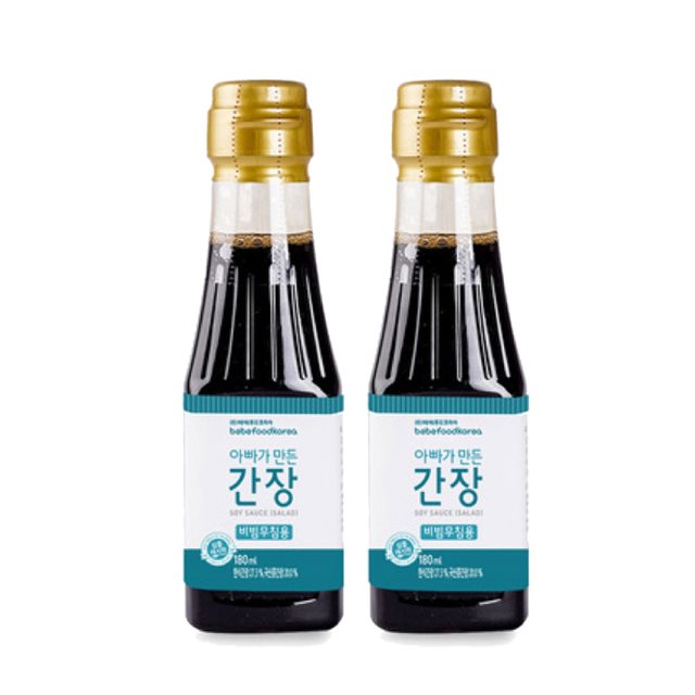 【韓國bebefood】寶寶福德 寶寶專用醬油 2入組 (沾用) 10M+