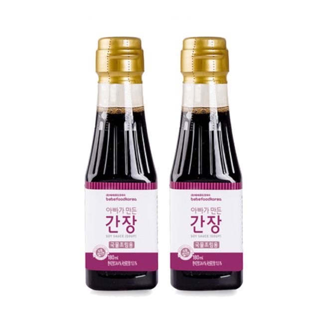 【韓國bebefood】寶寶福德 寶寶專用醬油 2入組 (煮湯調味用) 10M+