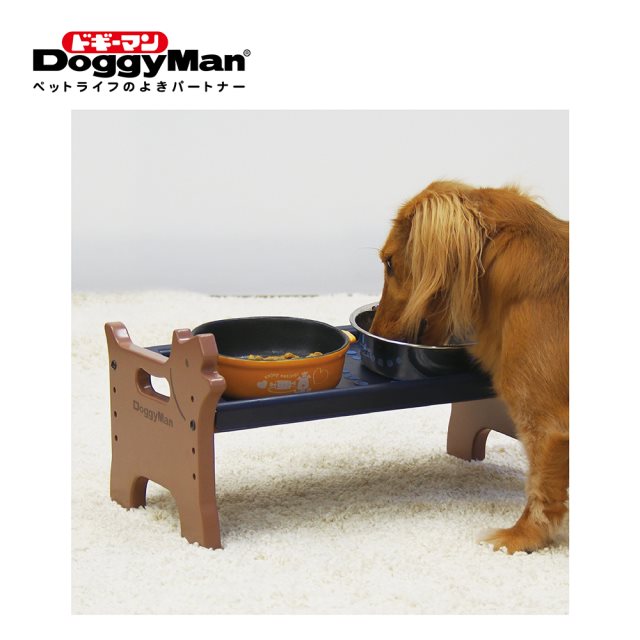 日本寵物品牌【DoggyMan多格漫】犬用可洗可拆可調式餐飲桌-S｜寵物專屬