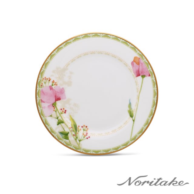 【Noritake】湖畔花語 微波 點心盤16.2CM