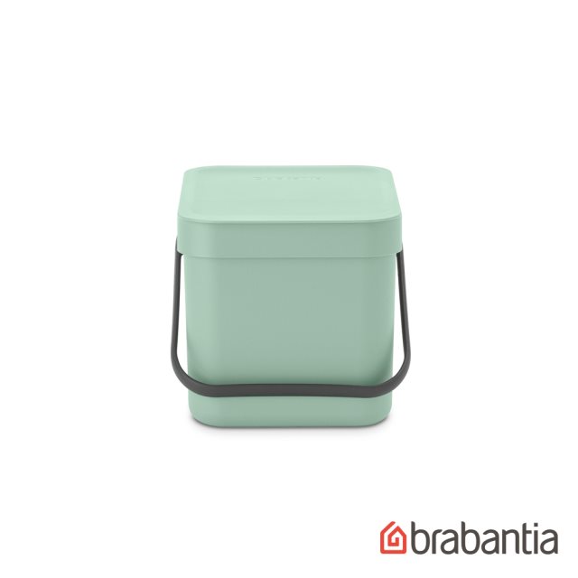 【Brabantia】多功能餐廚置物桶6L-仙綠色