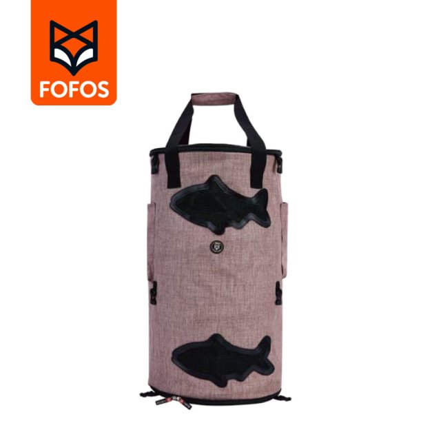 【FOFOS】隧道圓桶包｜寵物用品 - 兩色可選(灰色/粉色)