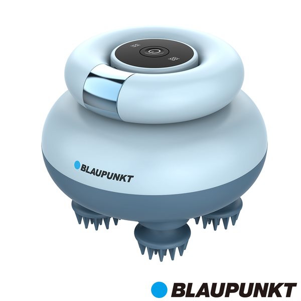 【BLAUPUNKT】智能乾濕舒壓頭部按摩器(天峰藍)(BPB-M10TU)