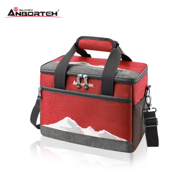 【旭益汽車】ABT-A085 立可收極度保冷袋(紅色) 加厚版