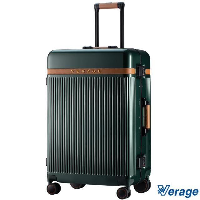 【Verage 維麗杰】25吋英式復古系列行李箱(英輪綠)