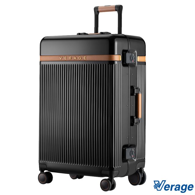 【Verage 維麗杰】29吋英式復古系列行李箱(墨夜黑)