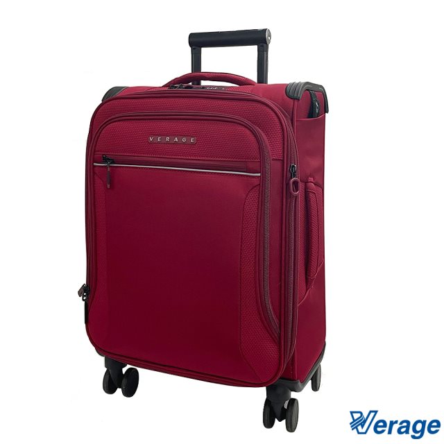 【Verage 維麗杰】19吋 托雷多系列登機箱/行李箱(波爾多紅)