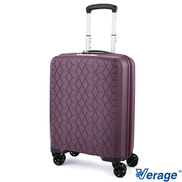 【Verage 維麗杰】19吋鑽石風潮系列登機箱/旅行箱(紫)