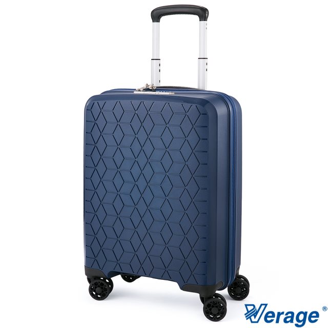 【Verage 維麗杰】19吋鑽石風潮系列登機箱/旅行箱(藍)