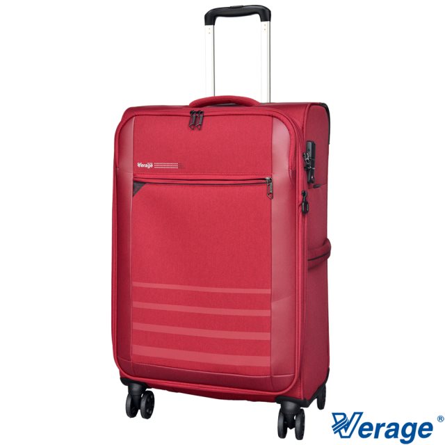 【Verage 維麗杰】25吋 簡約商務系列行李箱(紅)