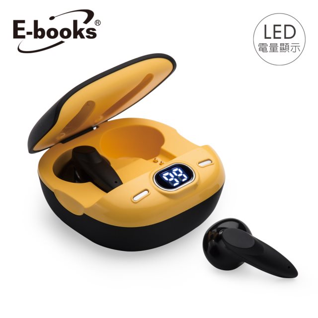 【E-books】 SS38 狂蜂經典款電量顯示藍牙5.3耳機