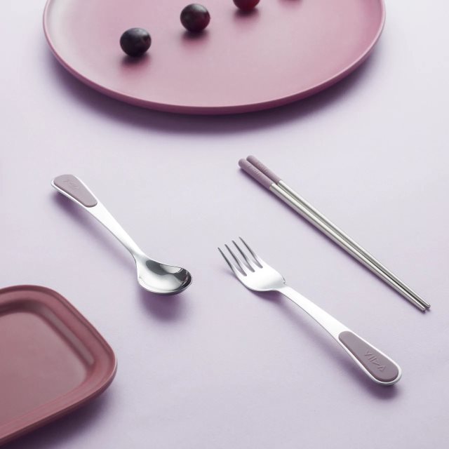 【VIIDA】MORGEN 隨行餐具收納 4件組 暮光紫