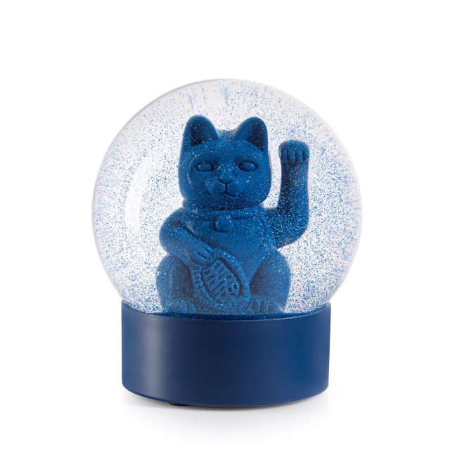 【DONKEY】LUCKY CAT招財貓造型水晶球 | 創意設計 | 藍色