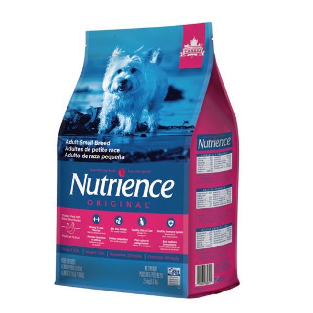 【Nutrience 紐崔斯】ORIGINAL 田園糧 小型成犬（雞肉）5kg
