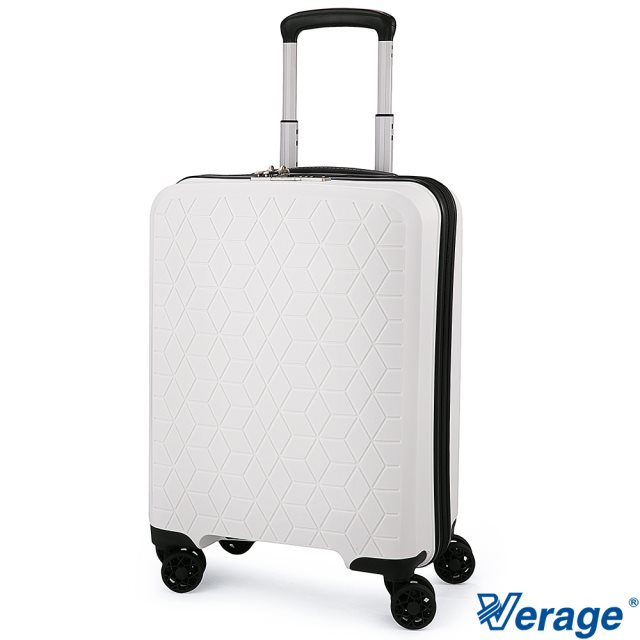 【Verage 維麗杰】19吋鑽石風潮系列登機箱/旅行箱(白)