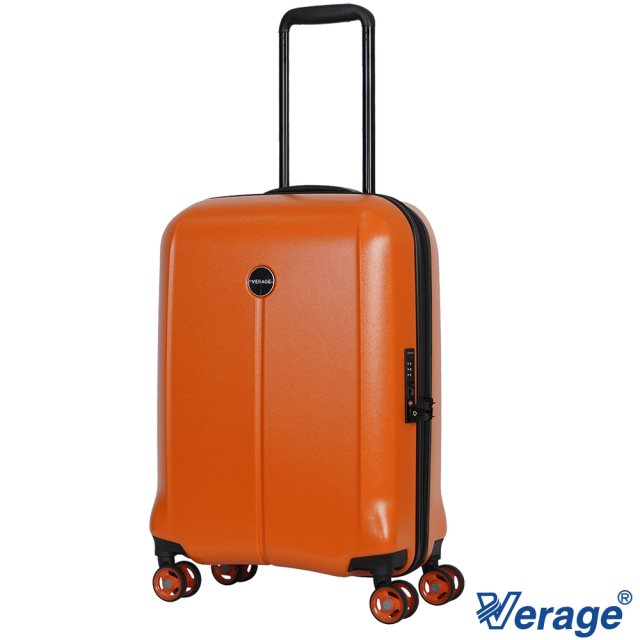 【Verage 維麗杰】20吋休士頓系列登機箱/行李箱(橘)