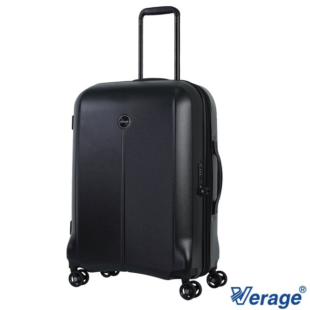 【Verage 維麗杰】24吋休士頓系列旅行箱/行李箱(黑)