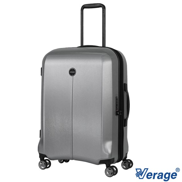 【Verage 維麗杰】24吋休士頓系列旅行箱/行李箱(銀)