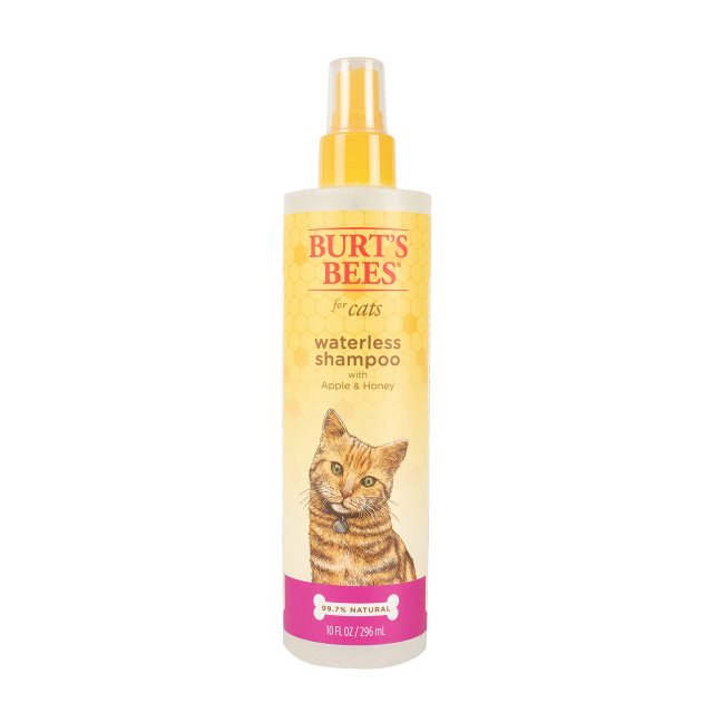 【Burt's Bees 小蜜蜂爺爺】蘋果蜂蜜 寵物乾洗潔膚水 (貓用) 296ml
