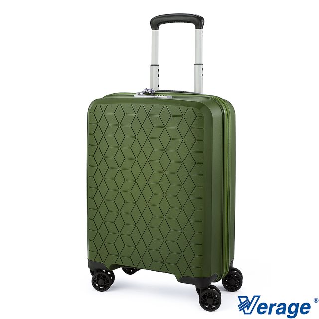 【Verage 維麗杰】19吋鑽石風潮系列登機箱/旅行箱(綠)