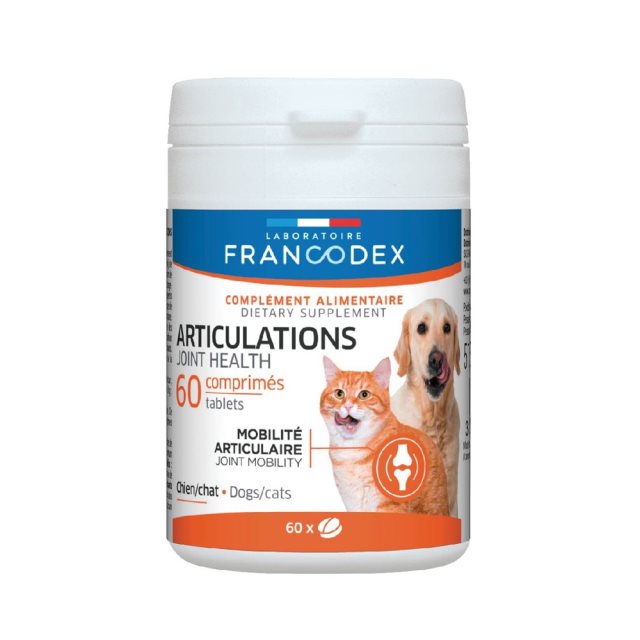 【Francodex 法國法典】保健系列 犬貓 關節軟骨靈活錠 60顆