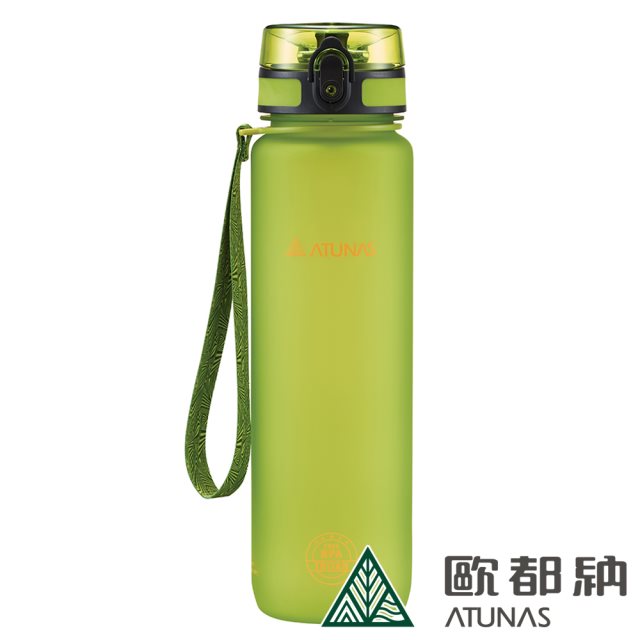 【ATUNAS 歐都納】戶外玩咖運動水瓶1000ML (A1KTBB05N 草綠、橡木灰、藍，三色選一/TRITAN/輕量/防漏/便攜/不易碎)