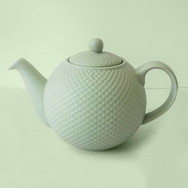 【London Pottery】Globe陶製茶壺(格紋綠900ml)