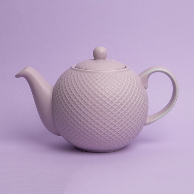 【London Pottery】Globe陶製茶壺(格紋紫900ml)