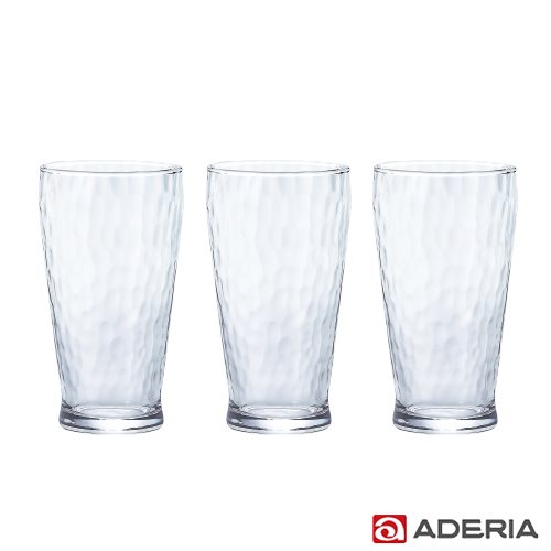 【ADERIA】日本進口泡泡玻璃杯300ML 3入組